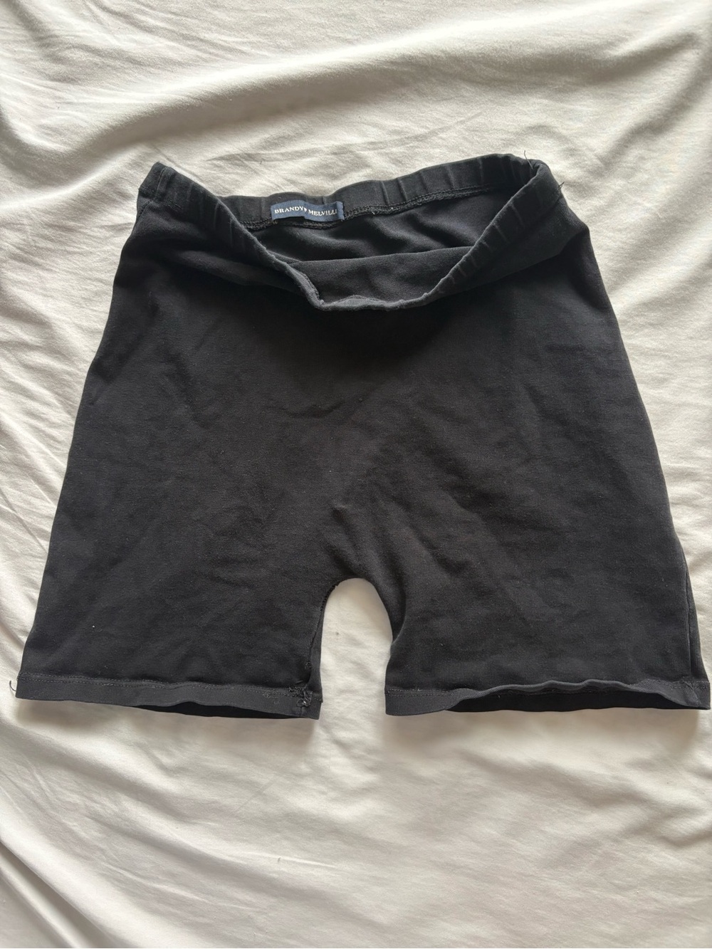 Brandy Melville Black Fitted Bike Shorts